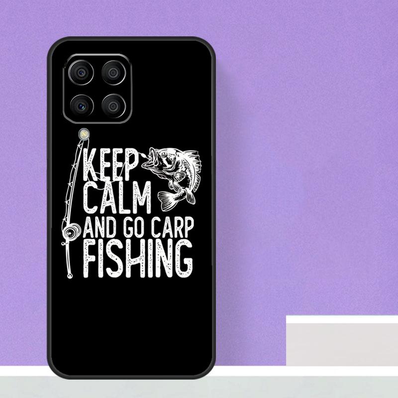 Carp Fish Fishing Rod For Samsung Galaxy M15 M55 M13 M33 M53 M21 M31 M51 M30s M20 M14 M34 M54 M12 M32 M52 Case
