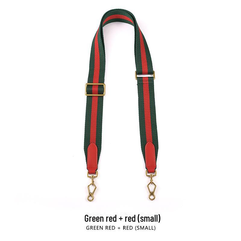 Регулируемый брезентовый плечевой ремень G-Chi, 3,8 см, зеленый и красный, F-46, замена для сумки через плечо.