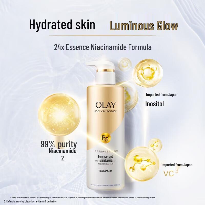 Olay Niacinamide Brightening & Translucent Shower Gel