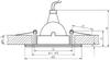 UO-16 GAB MR16 gold PAT.OPR ceiling tilting cast