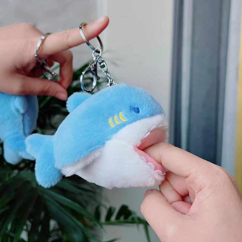 1Pc 12Cm Small Shark Plush Toy Doll Stuffed Animals Plush Accessories Toy Pendant Baby Kid Gift Keychain Ornaments