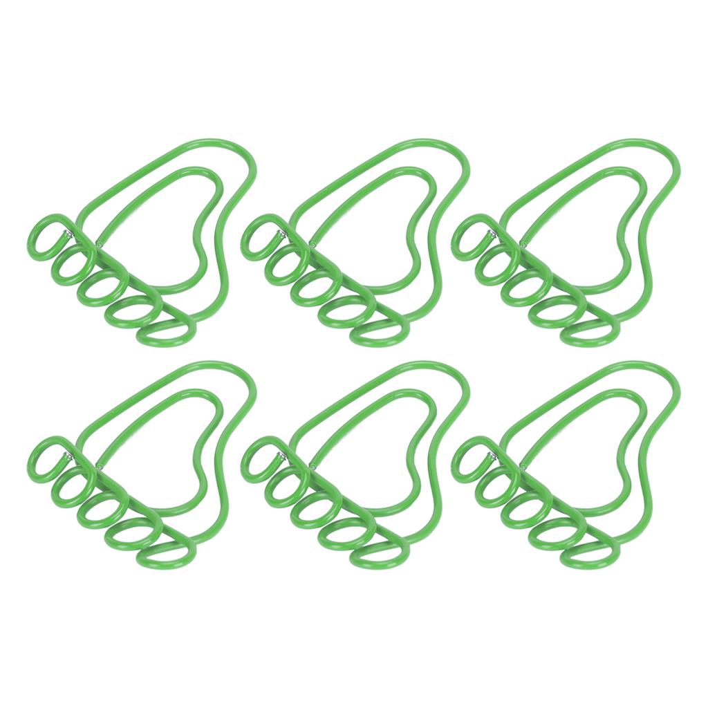 100 шт. скрепки в форме стопы, нескользящие, цветные, симпатичный внешний вид, портативные для офиса, школы