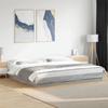VidaXL Bed Frames Sonoma Grey 180x200 Cm Engineered Wood, Bedroom Furniture, Slatted Base, Pallet Bed, Bed, Bed 3281173