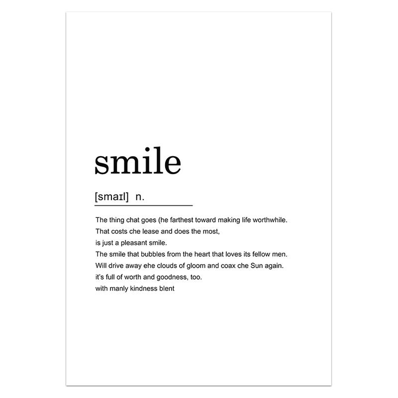 Домашняя семья, улыбка, определение любви, цитаты, скандинавские постеры и принты, настенная живопись на холсте, настенные картины для декора гостиной