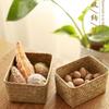 Cosmetic Storage Fruit Storage Box Storage Baskets Woven Seagrass Straw Rattan Basket Picnic Basket