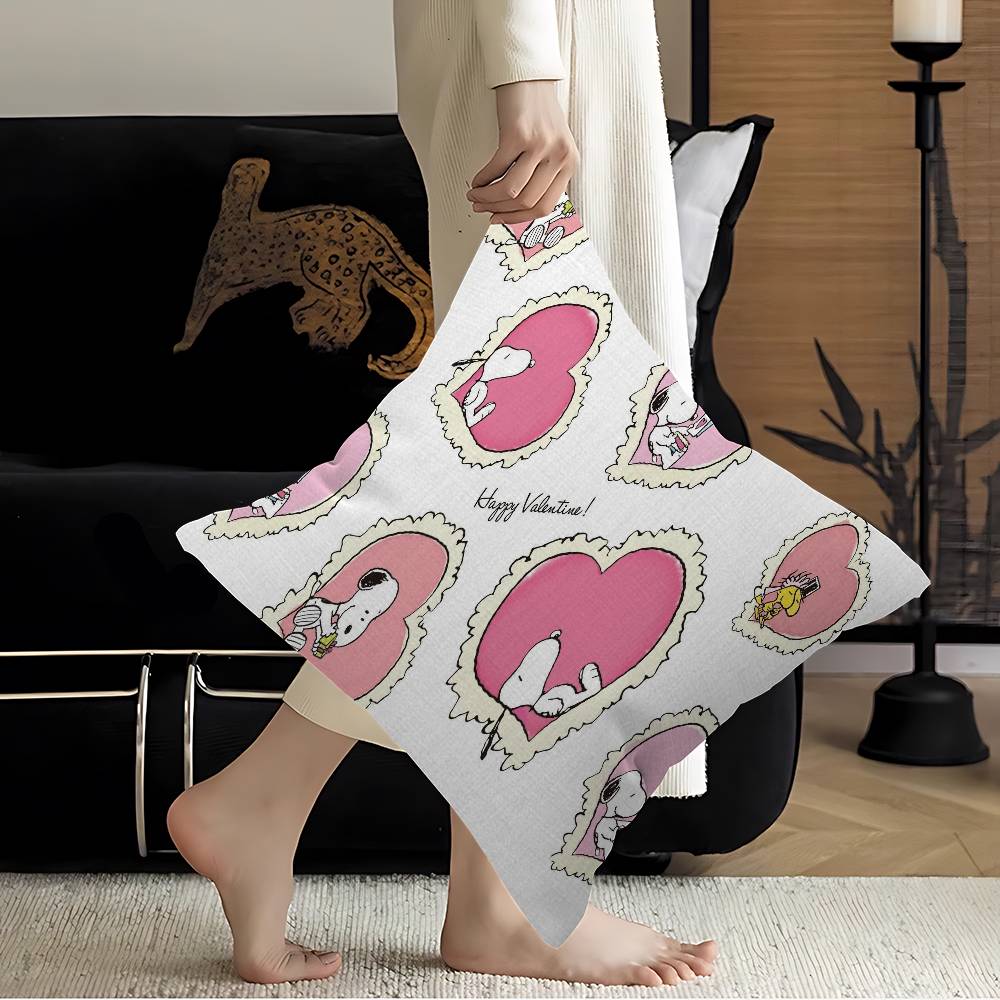 Cute Dog S-Snoopy Cushion Cover Decorative Pillow Sofa Home Decor Case Pillow Cases
