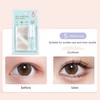 1 комплект двойных лент для век с пустым флаконом-аппликатором, бесклеевой дышащий натуральный невидимый стикер для неровных век