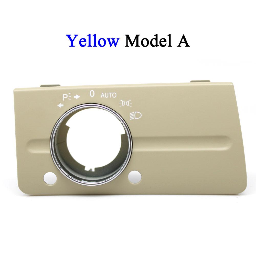 W211 Dashboard Black Beige Headlight Lamp Switch Cover Panel For Mercedes Benz E Class 320 350 550 2003 2004 2005 2006 2007 2008