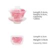 Pink Peony Kung Fu Tea Set Cover Bowl High-grade Anti-scalding Sancai Cover Bowl Light Luxury Tea Brewing Ware Teacup