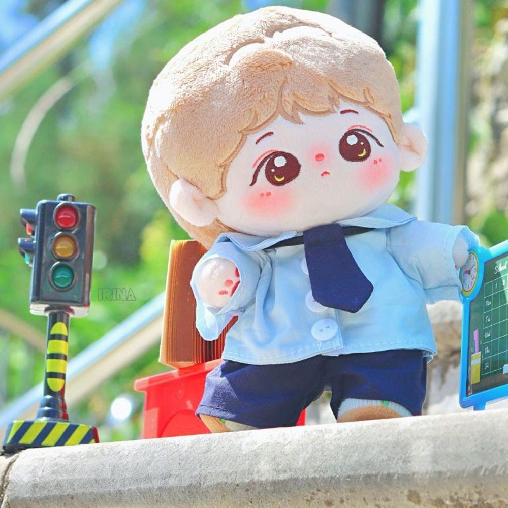 JK Uniform Preppy Cotton Doll‘s Clothes Plush Stuffed Cotton Doll Outfit Dress Birthday Gift