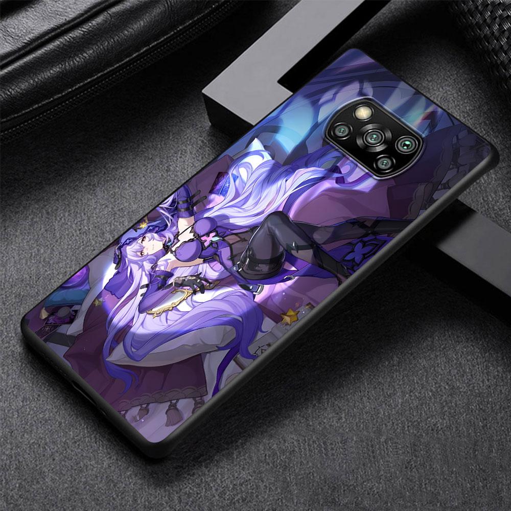 Чехол Black Swan Honkai Star Rail Dan Heng для Xiaomi Poco M5s X3 NFC X5 F3 M4 M3 Pro, черный, силиконовый, мягкий чехол для телефона