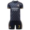 Real Madrid Ronaldo Kids Soccer Jersey Black Sports Equipment