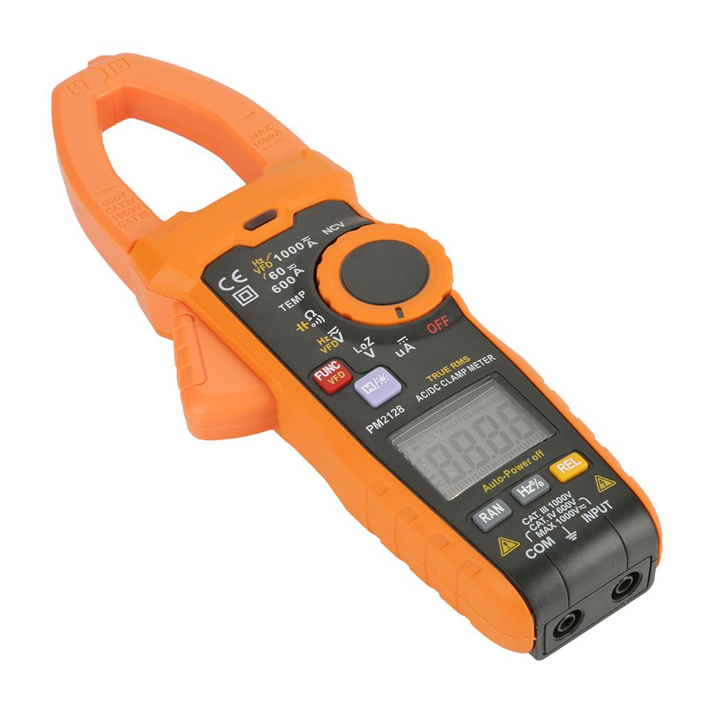 PEAKMETER PM2128 Ручной цифровой клещевой измеритель напряжения и тока ACDC, сопротивления, емкости