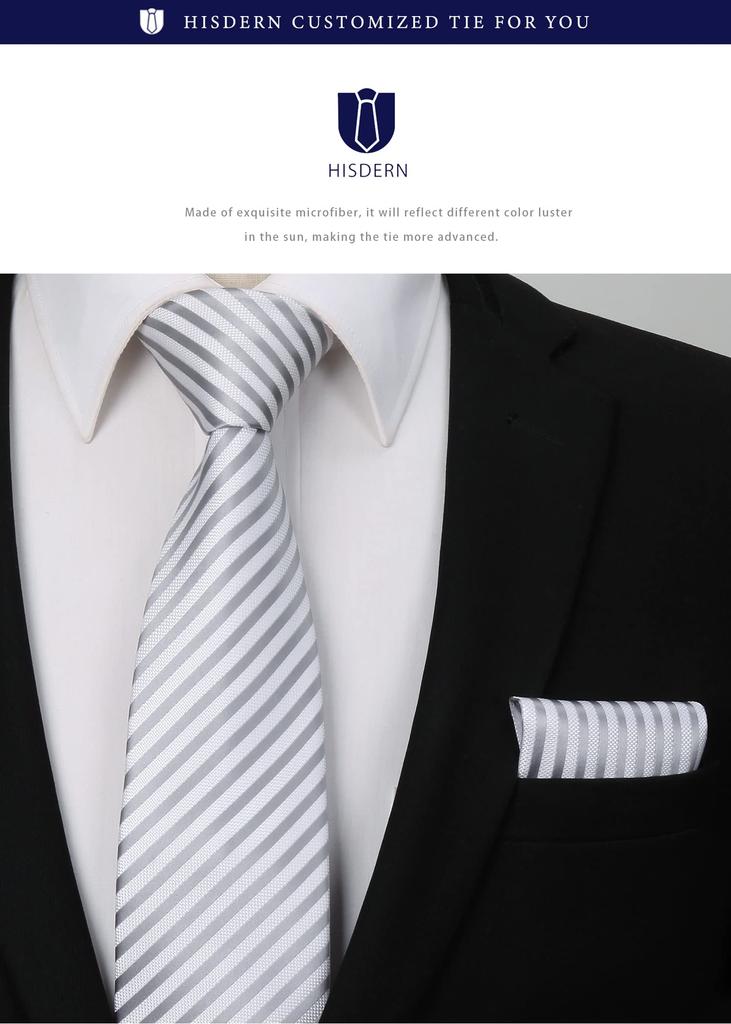 Свадебный серебряный галстук, официальный галстук, шелковый бренд, джентльмен, официальная одежда, церемония поступления в школу, выпускной, подарок класса люкс HTS0616A18S