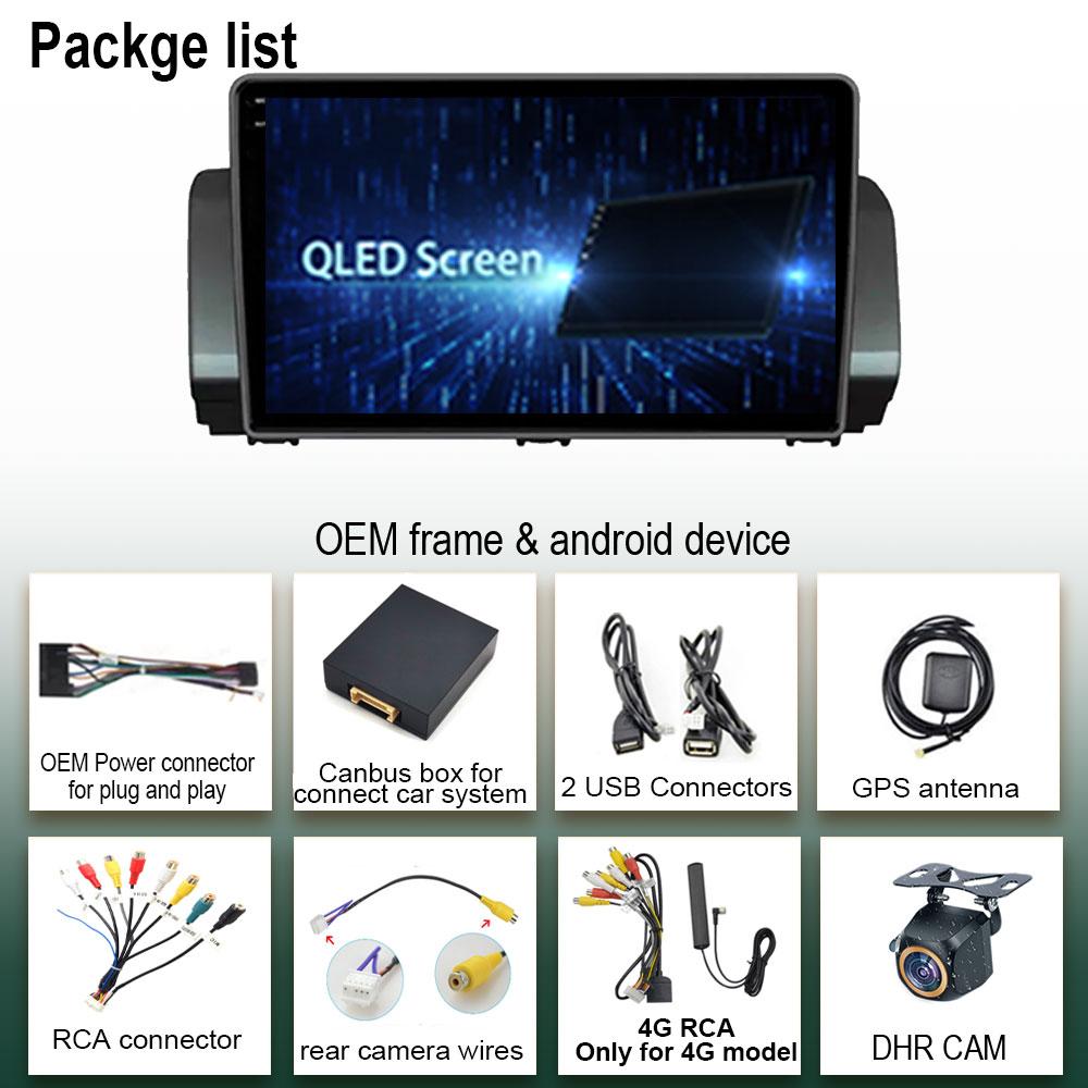 Android 14 для Renault Sandero 2021 Car Carplsy Radio Screen Multimedia Video Player Navigation Stereo GPS CPU HDR QLED NO 2DIN