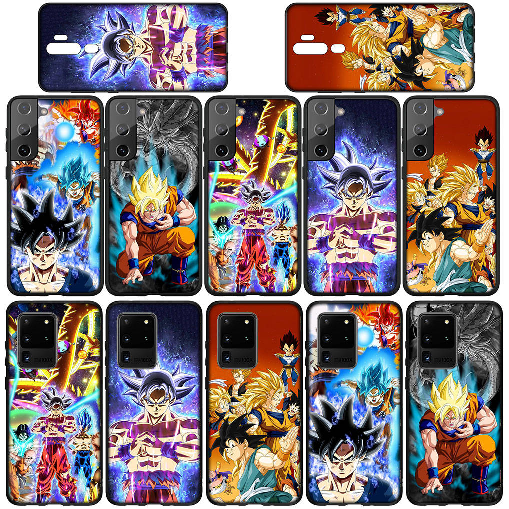 Для Samsung Galaxy S24 S23 iPhone 16 15 14 Xiaomi Redmi Note 13 12 11 10Plus 9 Pro Max X XR чехол для телефона Goku Dragon Ball DragonBall OPPO Huawei чехол