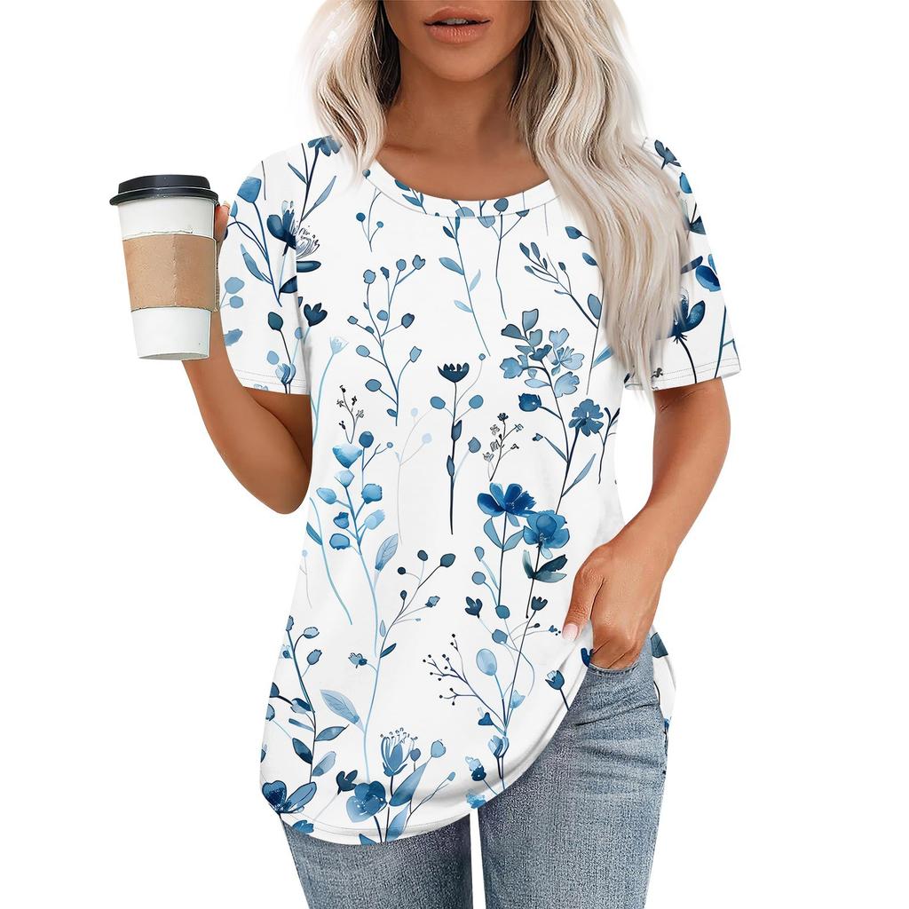 Женский модный повседневный свитер с коротким рукавом и круглым вырезом