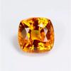 Beautiful Orange Sapphire Ceylon Natural Cushion Cut 6-7 Ct Certified Gemstone