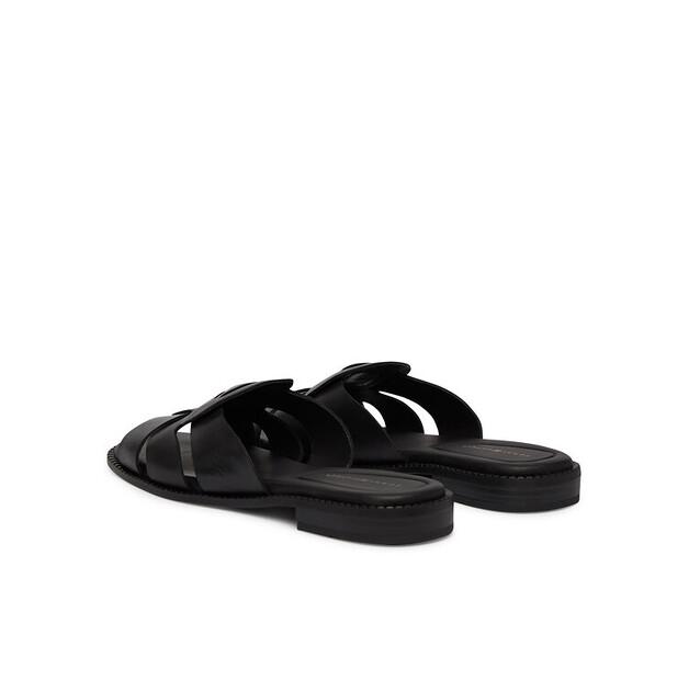 Сандалии Tommy Hilfiger Leather Crest Square Toe Sandals
