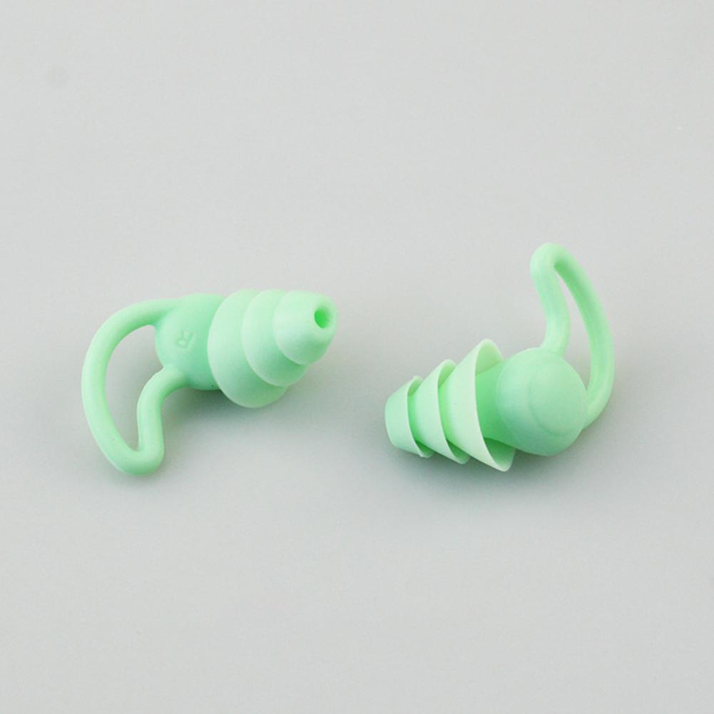 Трехслойные мягкие силиконовые шумоподавляющие беруши, удобные многоразовые противошумные звукоизоляционные моющиеся беруши для сна