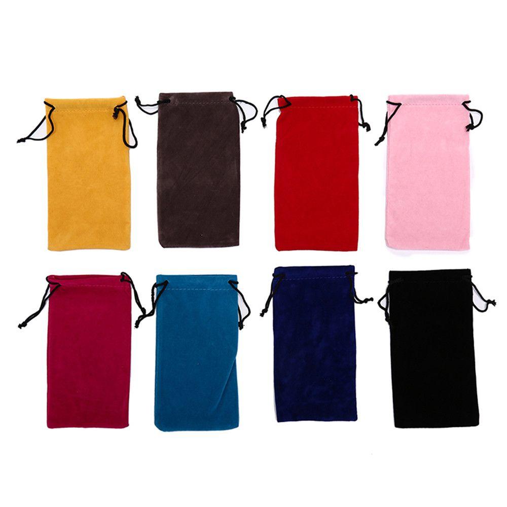 Eyewear Solid Color Drawstring Pouch Bags Sunglasses Bag Glasses Cloth Bags Eyeglasses Pouch