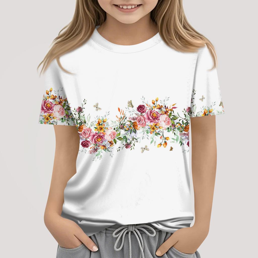 Футболки для малышей, девочек и мальчиков, детские футболки с короткими рукавами и принтом для мальчиков и девочек