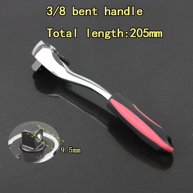 72teeth 1/4" 3/8" 1/2" Adjustable Extension Ratchet Handle Wrench Long Rotating Telescopic Socket Ratchet Wrench Spanner