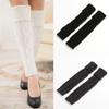 Женские вязаные крючком зимние носки для ботинок теплые вязаные шерстяные гетры длинные носки высокие теплые леггинсы