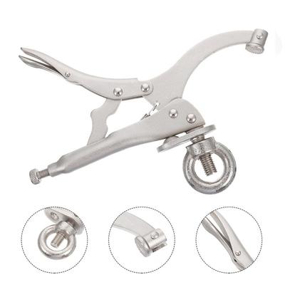 Тиски для сверлильного станка из углеродистой стали с рычагом блокировки и фиксации, фиксирующие плоскогубцы, сварочный стол