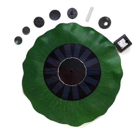 Полив солнечной энергии фонтан бассейн плавающий водяной насос солнечная панель садовые растения двор пейзаж