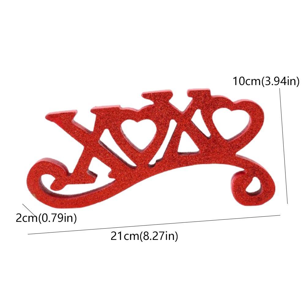 Wooden Valentine's Day Ornaments Handmade Valentines Day Gifts Home Offices Accessories