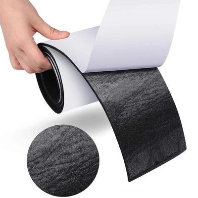 Самоклеящиеся мебельные фетровые полоски DIY Форма Скользящая подкладка Лента Фетровая лента Полиэстеровые фетровые полоски Рулон Черный Защита пола 100 см