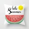 Luxury Home Decor Office Seat Cushion Cover Creative Cartoon Watermelon Banana Print Fashion Pillow Cover
