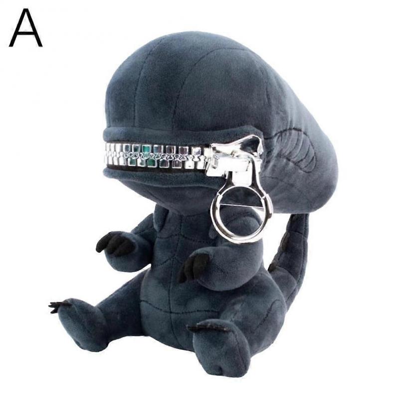 Плюшевая игрушка Ксеноморф с молнией на рту, мультяшные плюшевые куклы, мягкие набивные плюшевые игрушки