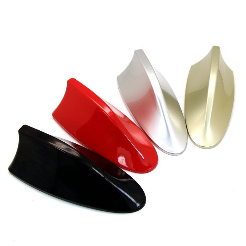 2pcs Car Shark Fin Antenna Cover Base Replacement Radio Signal Aerials Roof Exterior Accessories Decoration Car Styling