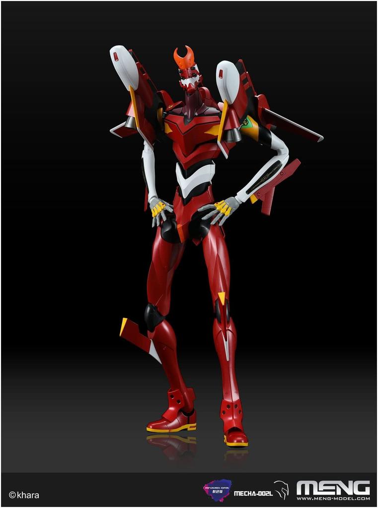 Mon Model Evangelion General Purpose Humanoid Battle Weapon Android Evangelion Unit 2 Multicolor Painted Total Height Approximately 47cm Color Coded