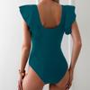 2025 Женский быстросохнущий слитный купальник - Новый европейский и американский стиль
