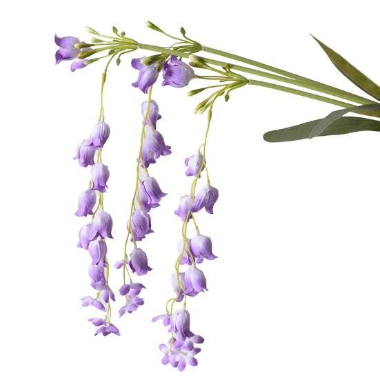 42,5" Длинный Стебель Ландыша Искусственная Подвесная Гирлянда из Цветов Ландыша для Высокой Вазы Свадебное Мероприятие Декор Заднего Плана Патио Садовая Комната