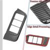 1PCS Car Headlight Switch Buttons Panel Cover Trim for Honda CRV  2024 2025 2026 - ABS Carbon Fiber Sport Interior Accessories