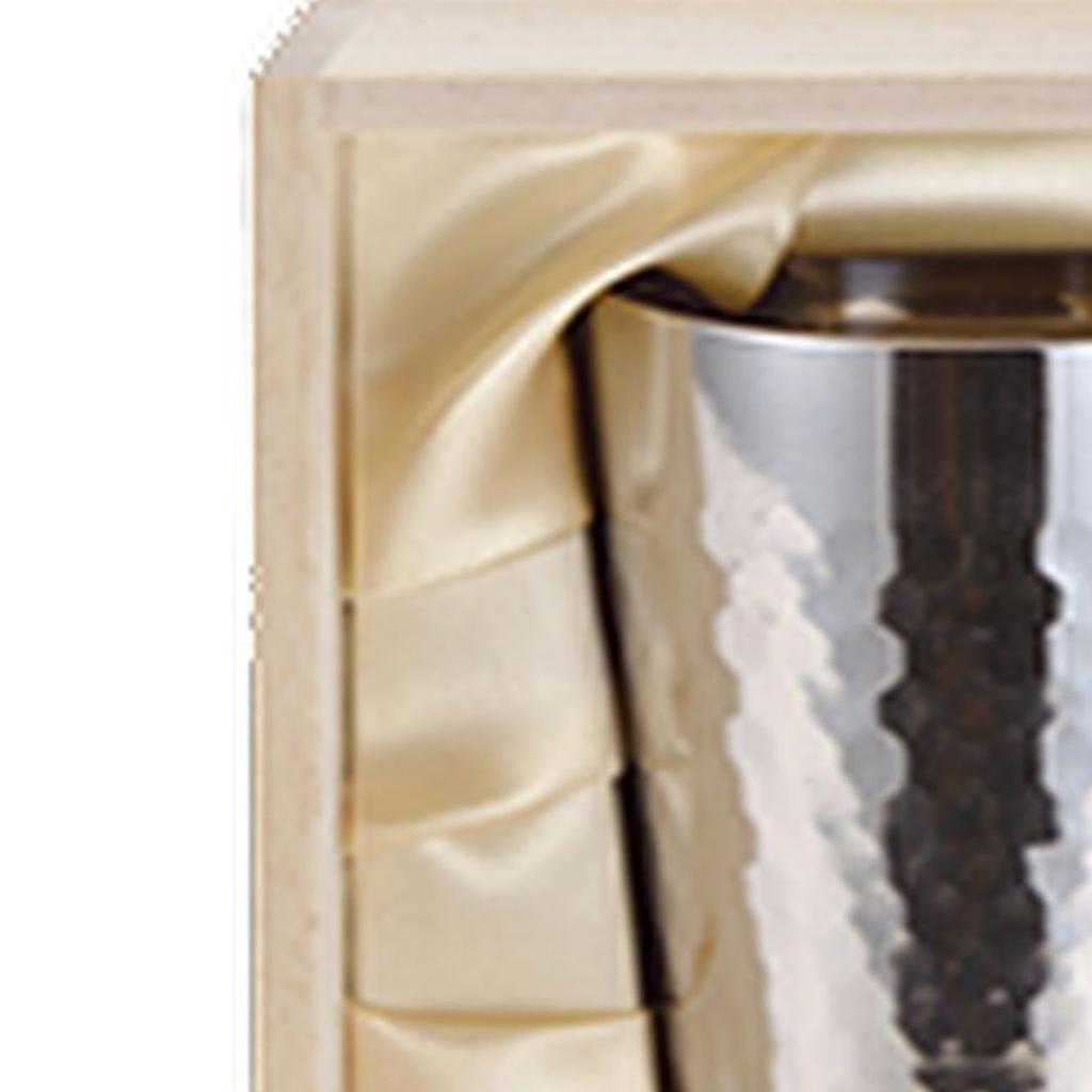 Double Made In Japan J-kitchens-SimpleBag Tumbler, Titanium, Wall, 240ml,