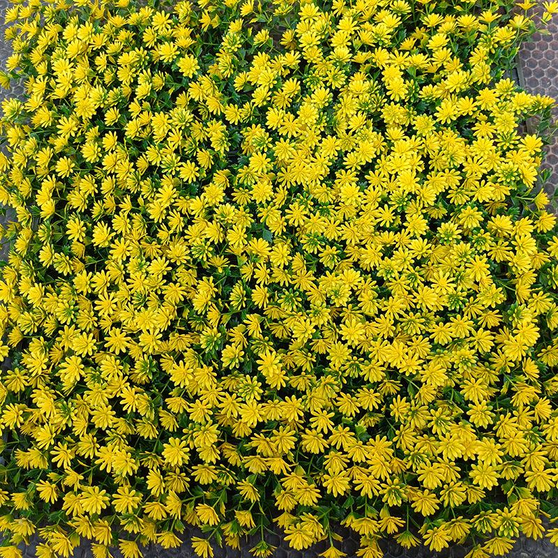 Simulation Green Sculpture Plant Wall, Outdoor Sunscreen, Sunflower Lawn, Garden Landscape Decoration Modeling Background Wall