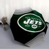 Складной зонт с принтом логотипа New York Jets, для улицы, отдыха и путешествий, прочная ткань зонта, подарок на день рождения и праздник