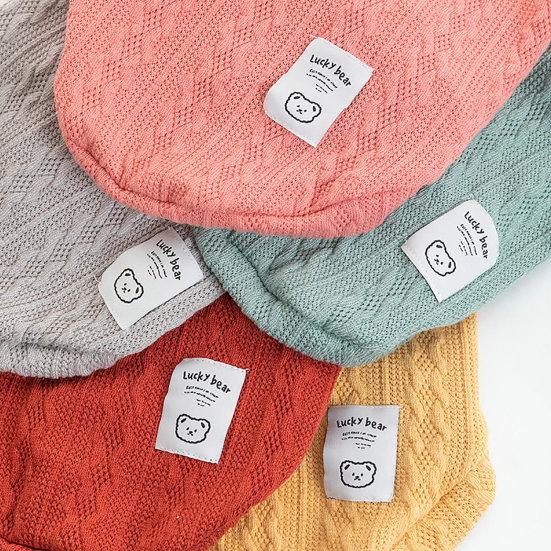 Стильная мягкая однотонная трикотажная одежда для собак щенков, зимняя двуногая одежда для дома