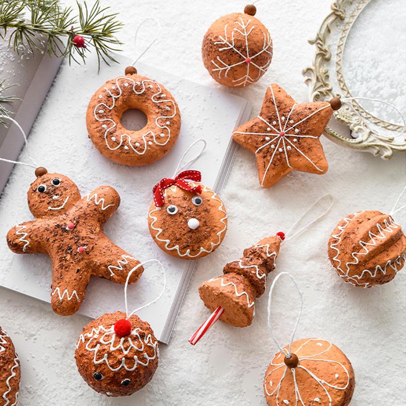 Christmas Biscuit Pendant Christmas Scene Decoration Christmas Supplies