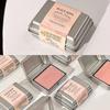 Iron Box Blush 4 Colors Rose Cheek Blusher Powder Matte Rouge Contour Palette Natural Face Makeup