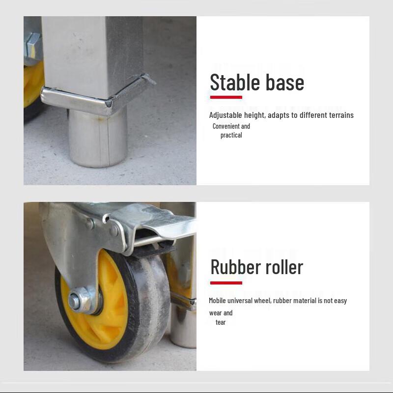 Stainless Steel Food Waste Collection Cart