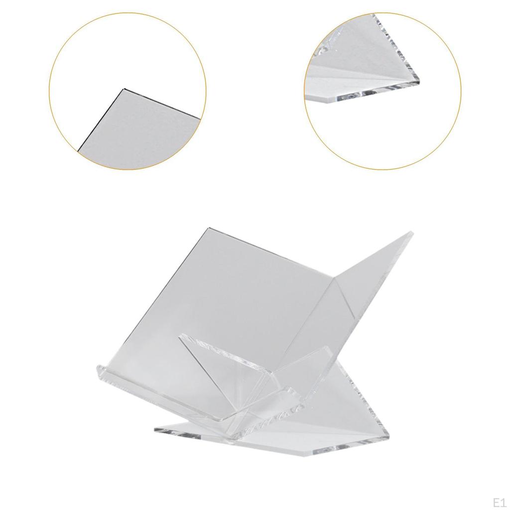 Акриловый держатель для книг, открытая подставка для книг, декор для чтения, журналов, подставка для учебного стола