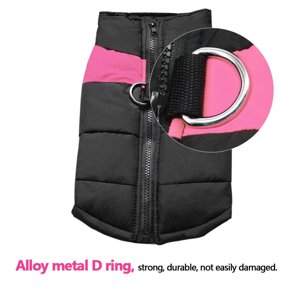 Водонепроницаемая куртка для собак, зимняя теплая одежда для собак, жилет для маленьких и больших собак, жилет для щенка, пальто для чихуахуа, костюм французского бульдога, йорка, мопса