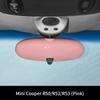 Car Rear View Mirror Protector Frame For Mini Cooper R50 R52 R53 Center Console Accessories Interior Rearview Decor Cover Case