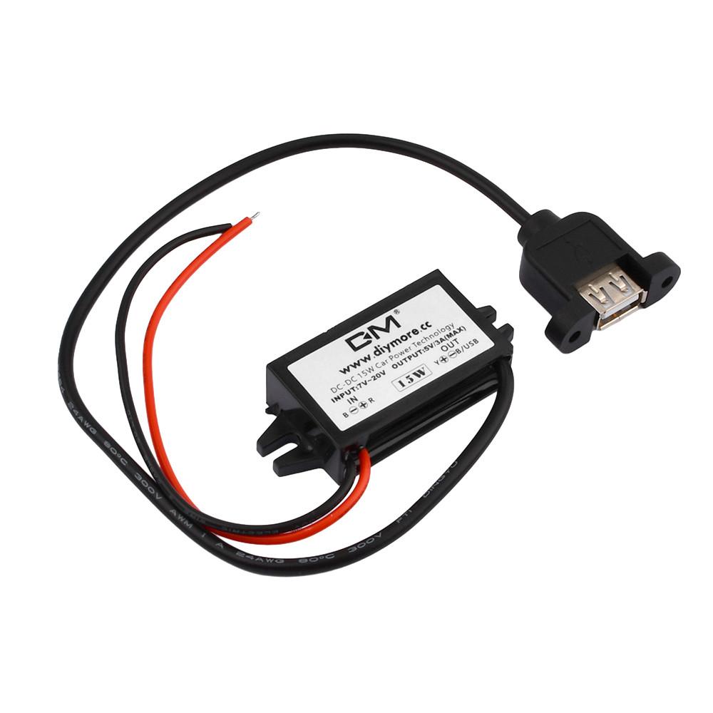12 В в 5 В 2 А 3 А 10 Вт 15 Вт 24 Вт DC-DC понижающий преобразователь Модуль питания Mini USB Micro USB Male Female Type-C адаптер